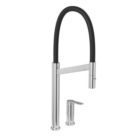 Misturador Monocomando para Cozinha de Mesa Colore Cromado e Preto 2289.C.PT - Deca é boa?