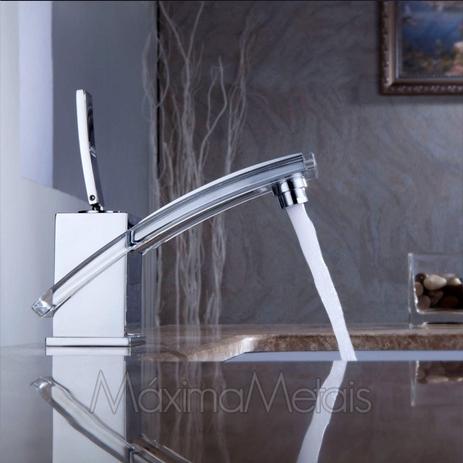 Misturador Monocomando Torneira Vidro Banheiro Lavabo Aria - Máxima Metais é ruim? Misturador Monocomando Torneira Vidro Banheiro Lavabo Aria - Máxima Metais é boa?