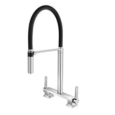 Misturador para Cozinha de Mesa com Ducha Manual DOC Docol Preto Menor preço em Misturador para Cozinha de Mesa com Ducha Manual DOC Docol Preto