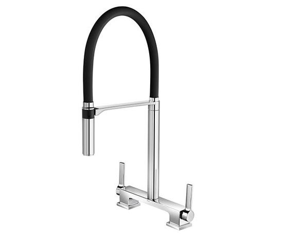 Misturador para cozinha doc chrome preto - Docol Menor preço em Misturador para cozinha doc chrome preto - Docol