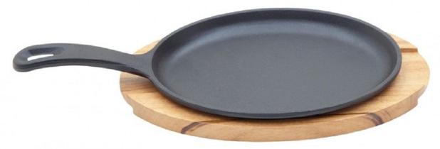 Mix Grill Oval com Alça Madeira Maciça e Chapa Ferro Fundido 10239/097 - Tramontina Menor preço em Mix Grill Oval com Alça Madeira Maciça e Chapa Ferro Fundido 10239/097 - Tramontina
