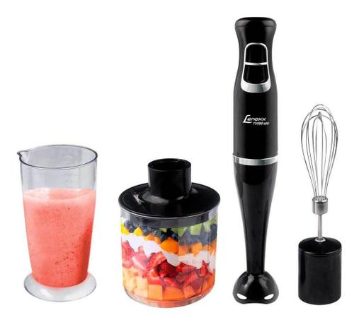 Mixer 3 em 1 Lenoxx 600W PMX403 2 Velocidades 110V - Preto Menor preço em Mixer 3 em 1 Lenoxx 600W PMX403 2 Velocidades 110V - Preto