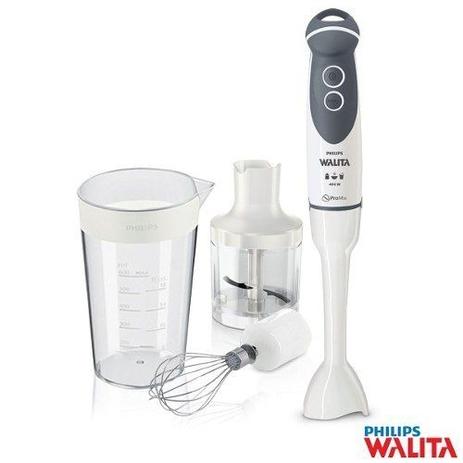 Mixer Com Mini Processador Philips Walita Ri1364/06 2 velocidades 400w 220v Menor preço em Mixer Com Mini Processador Philips Walita Ri1364/06 2 velocidades 400w 220v