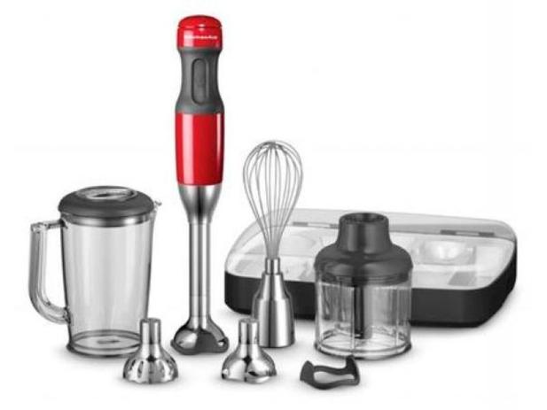 Mixer de Mão 5 Velocidades KitchenAid Empire Red 220V KEB25AV Menor preço em Mixer de Mão 5 Velocidades KitchenAid Empire Red 220V KEB25AV