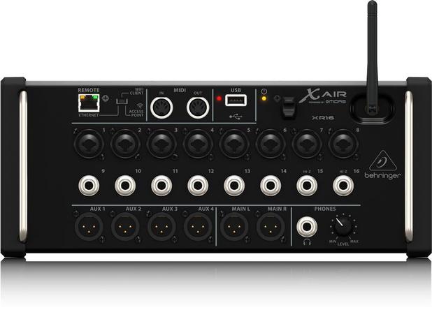 Mixer dig. X-Air XR16 iOS/PC/Android, 16in/6out - Behringer Menor preço em Mixer dig. X-Air XR16 iOS/PC/Android, 16in/6out - Behringer