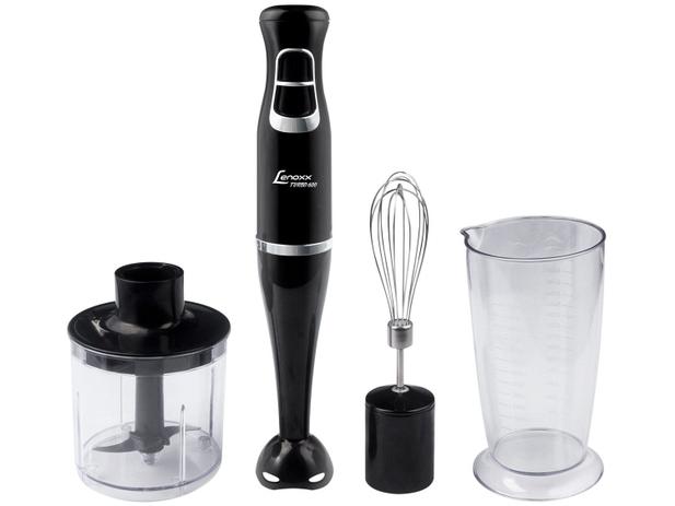 Mixer Lenoxx 3 em 1 Preto 600W - PMX 403 2 Velocidades