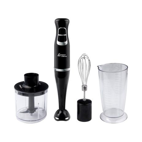 Mixer Lenoxx 3 em 1 Turbo 600 com Processador e Batedor de Claras PMX403 Menor preço em Mixer Lenoxx 3 em 1 Turbo 600 com Processador e Batedor de Claras PMX403