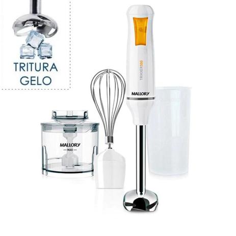 Mixer Mallory Processador Batedor 3 Em 1 Em Inox 500w + Copo é boa?