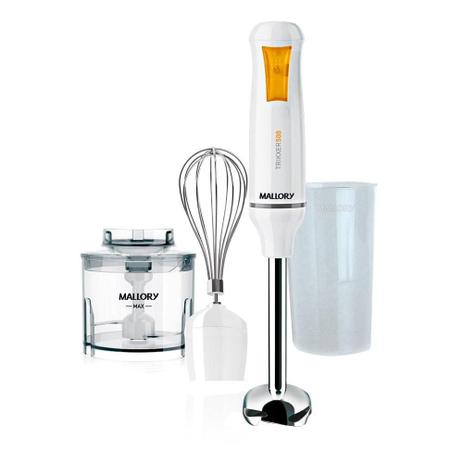 Mixer Mallory Trikxer Inox 3 em 1 500W Branco Menor preço em Mixer Mallory Trikxer Inox 3 em 1 500W Branco