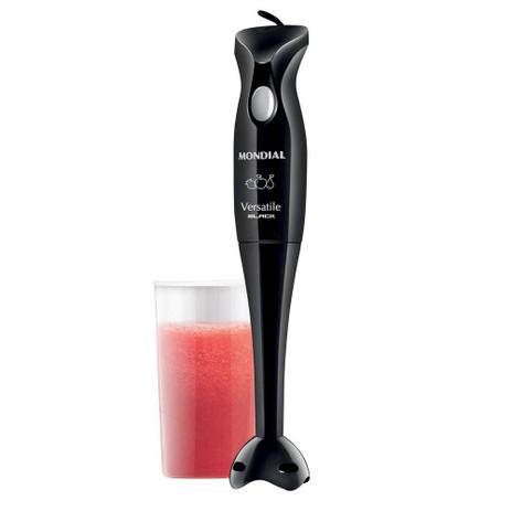 Mixer Mondial Versatile Black Piano M-08 Menor preço em Mixer Mondial Versatile Black Piano M-08