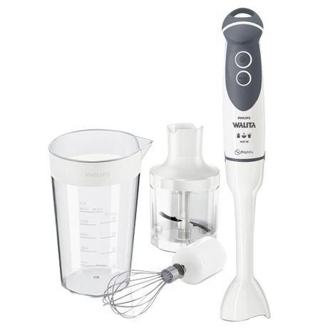 Mixer Philips Walita RI1364/09 com Mini Processador 400W Branco Menor preço em Mixer Philips Walita RI1364/09 com Mini Processador 400W Branco