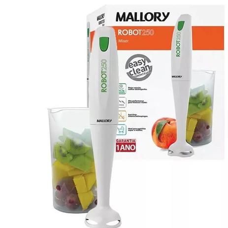Mixer Portátil Mallory Robot 250 Pulsar Lâmina Inox + Copo é boa?