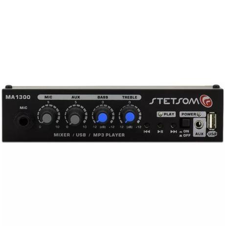 Mixer Stetsom MA1300 Entrada USB Pen Drive Graves Agudos AUX Som Automotivo Menor preço em Mixer Stetsom MA1300 Entrada USB Pen Drive Graves Agudos AUX Som Automotivo