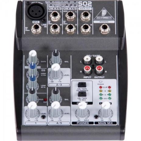 Mixer XENYX 502 Behringer Menor preço em Mixer XENYX 502 Behringer