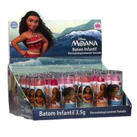 Moana Batom Infantil C 30 View Cosmeticos Maquiagem Magazine Luiza