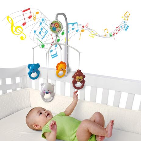 Móbile Giratório Musical De Bebê Para Berço - Happy Zoo - Kitstar é boa?