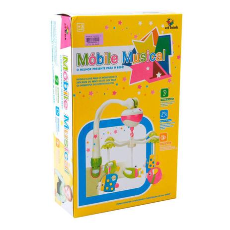 Móbile Giratório Peixinho Musical Bebê - Art brink Menor preço em Móbile Giratório Peixinho Musical Bebê - Art brink