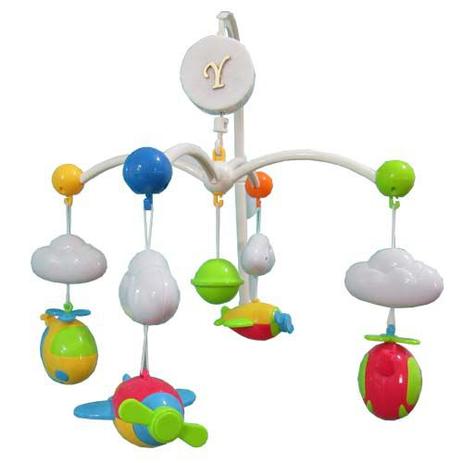 Mobile Musical Giratório de Berço - Bichos e Avião - Nita baby Menor preço em Mobile Musical Giratório de Berço - Bichos e Avião - Nita baby