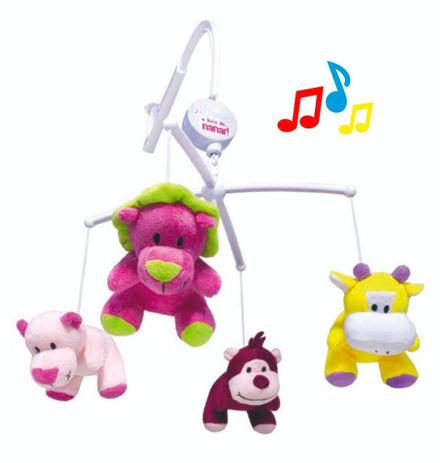 Mobile Musical Pelucia Berço Feminino - Unik Menor preço em Mobile Musical Pelucia Berço Feminino - Unik