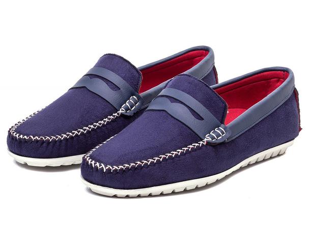 Mocassim Camurça Sapato Masculino Dockside Italiano Gravata Marinho - Dmt - Mocassim Masculino - Magazine Luiza
