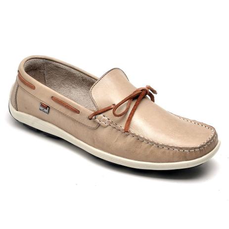 mocassim bege masculino