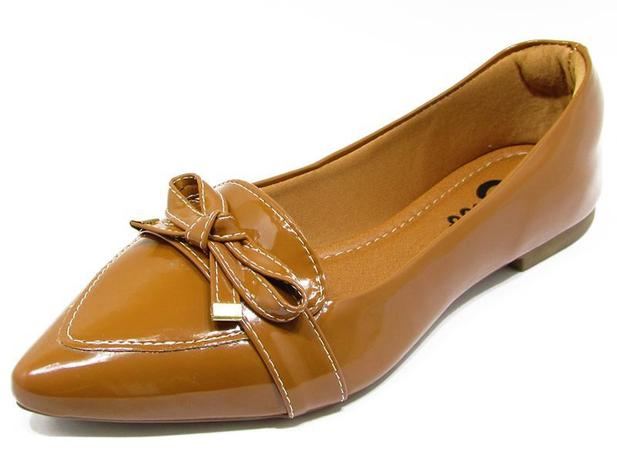mocassim feminino caramelo