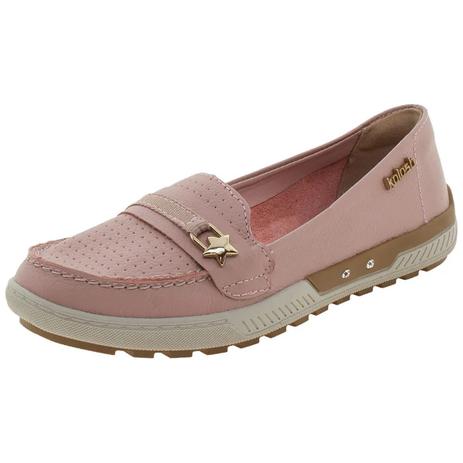 mocassim em couro feminino