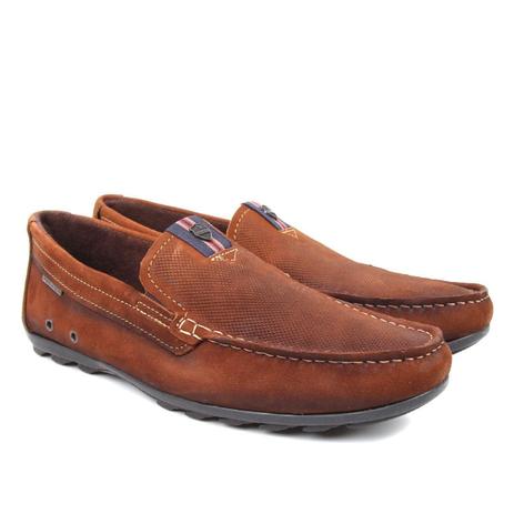 mocassim masculino couro pegada