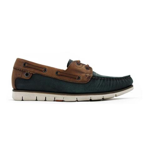 Mocassim Dockside Democrata Sider Denim Easy Verde - Mocassim Masculino - Magazine Luiza
