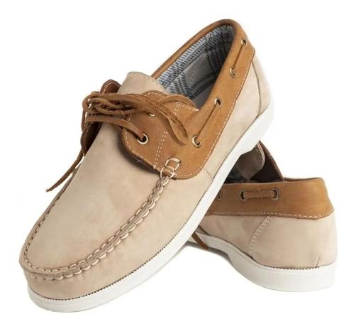 Mocassim Dockside Masculino Couro Nobuck Areia - CARVALHO CALÇADOS - Mocassim  Masculino - Magazine Luiza