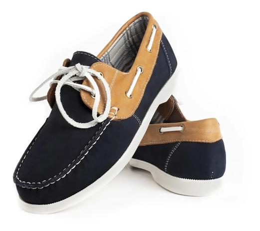Mocassim Dockside Masculino Couro Nobuck Azul Marinho - CARVALHO CALÇADOS -  Mocassim Masculino - Magazine Luiza