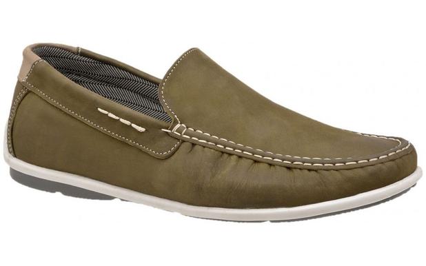 Mocassim Drive Gasparini 574 Oliva - Mocassim Masculino - Magazine Luiza