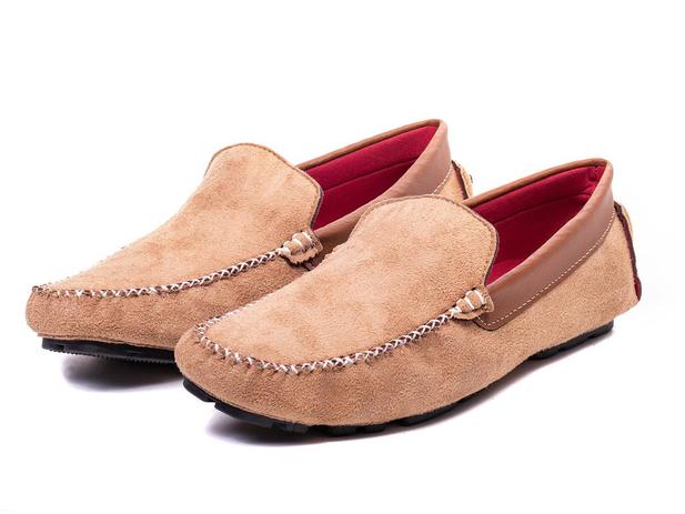 sapato masculino mocassim de camurça