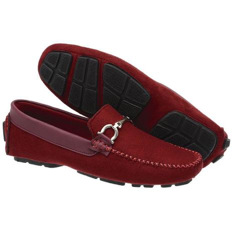 mocassim masculino camurça