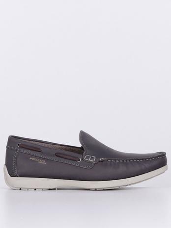 Mocassim em Couro Pegada Masculino Chumbo - Mocassim Masculino - Magazine  Luiza