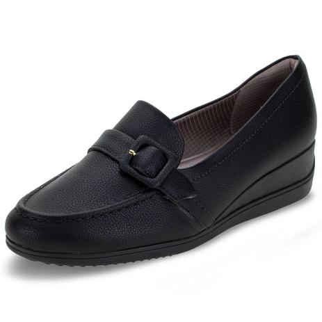 mocassim feminino anabela