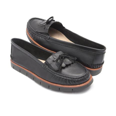 mocassim feminino preto