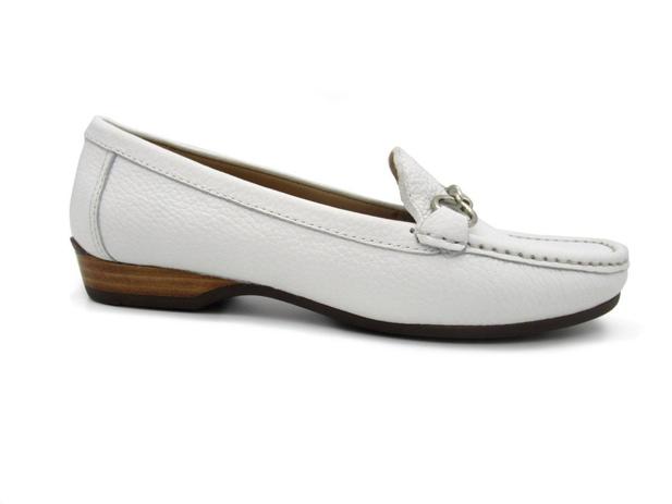 mocassim feminino de couro