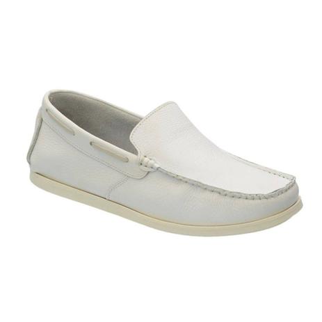 mocassim branco masculino