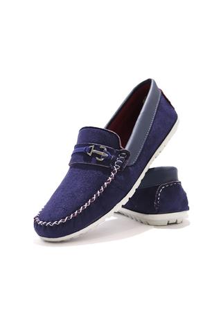 mocassim azul marinho masculino