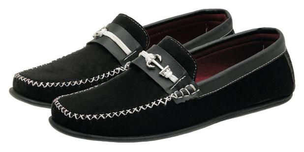 Mocassim Masculino Casual Preto Em Camurça E Costurado Leve - Duchico - Mocassim  Masculino - Magazine Luiza