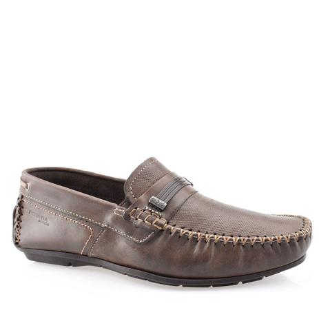 mocassim masculino couro pegada