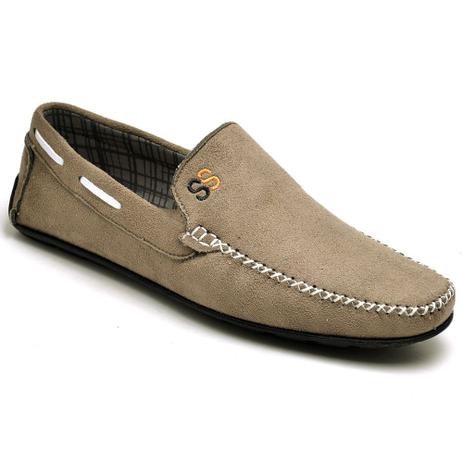 mocassim bege masculino