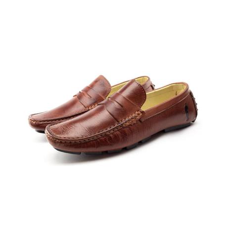 Sapato Mocassim Feminino em Couro Verde Folha - Unit Calçados