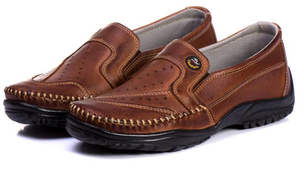 Mocassim Sapato Sapatilha Anatômico Slip Masculino Couro - Campero Menor preço em Mocassim Sapato Sapatilha Anatômico Slip Masculino Couro - Campero