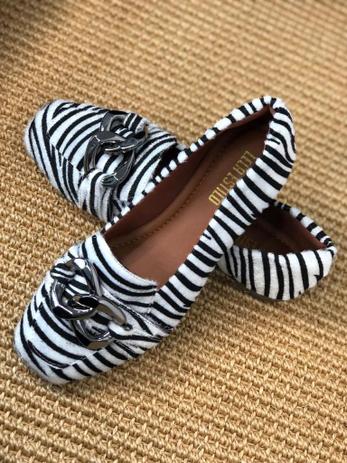 Mocassim zebra - DEBORA - Outros Moda e Acessórios - Magazine Luiza