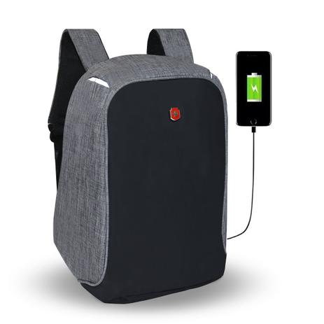 Mochila Antifurto Executiva Impermeável Porta Notebook Com Usb - Swissland Menor preço em Mochila Antifurto Executiva Impermeável Porta Notebook Com Usb - Swissland
