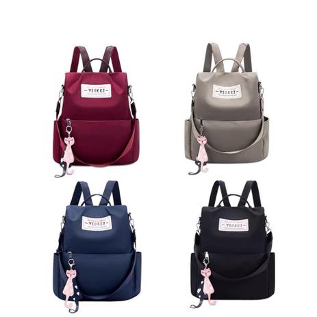 Mochila Bolsa Antifurto Feminina Tiracolo Fashion Trabalho/Escola/Universidade 2021 - CHL é boa?