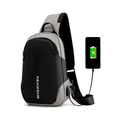 Mochila Bolsa Mala Transversal Anti Furto Cross Body USB Tablet Alça Única - Thata Esportes é boa?