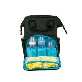 Mochila Bolsa Maternidade Funcional Bebe Infantil Diaper Bag - Preta/Azul - Gear baby Menor preço em Mochila Bolsa Maternidade Funcional Bebe Infantil Diaper Bag - Preta/Azul - Gear baby